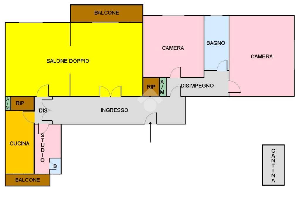 appartamento in vendita a Roma in zona Appio Claudio