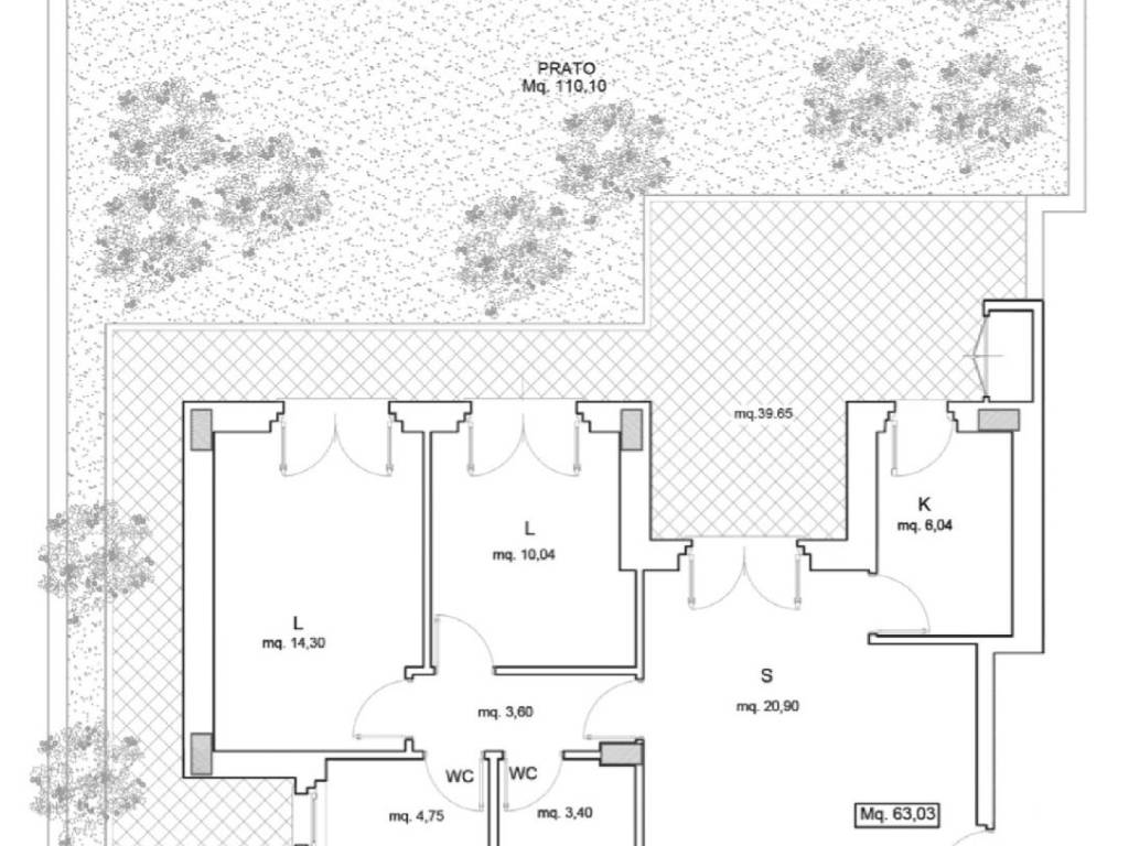 appartamento in vendita a Roma in zona Massimina/Casal Lumbroso