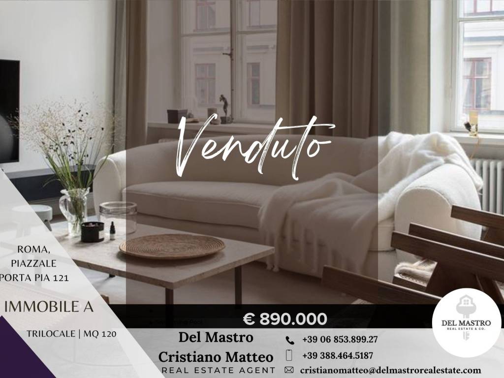 appartamento in vendita a Roma in zona Salario