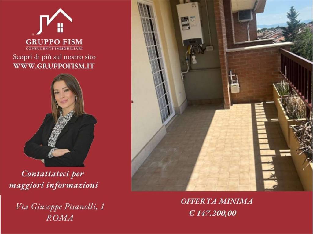 appartamento in vendita a Roma in zona Pietralata