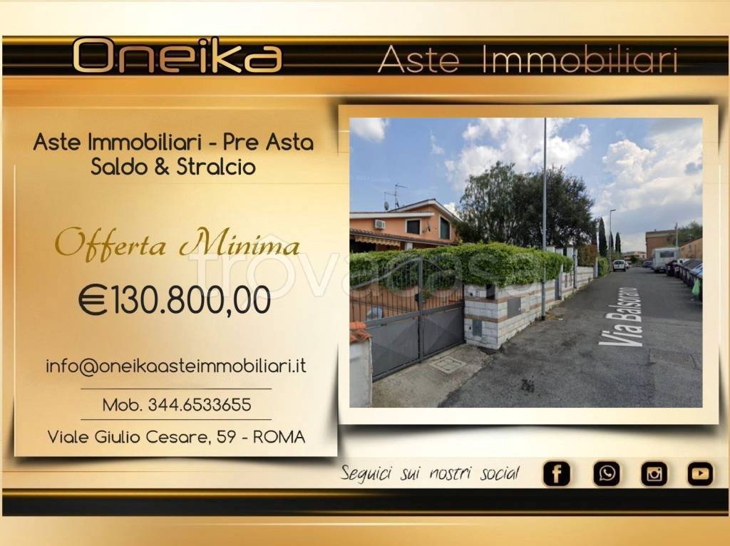 casa indipendente in vendita a Roma in zona Lunghezza