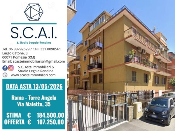 appartamento in vendita a Roma in zona Tor Bella Monaca