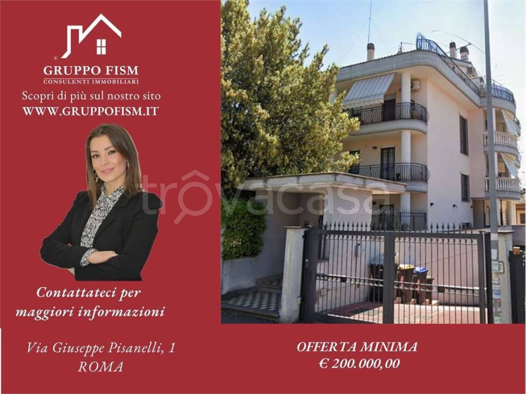 appartamento in vendita a Roma in zona Finocchio