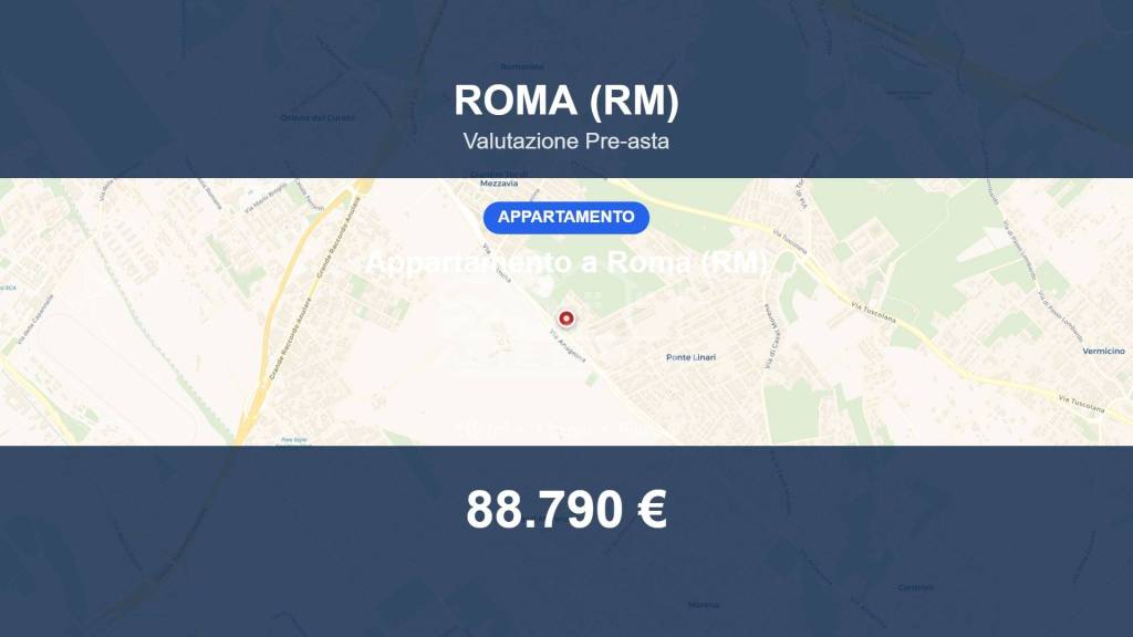 appartamento in vendita a Roma in zona Romanina
