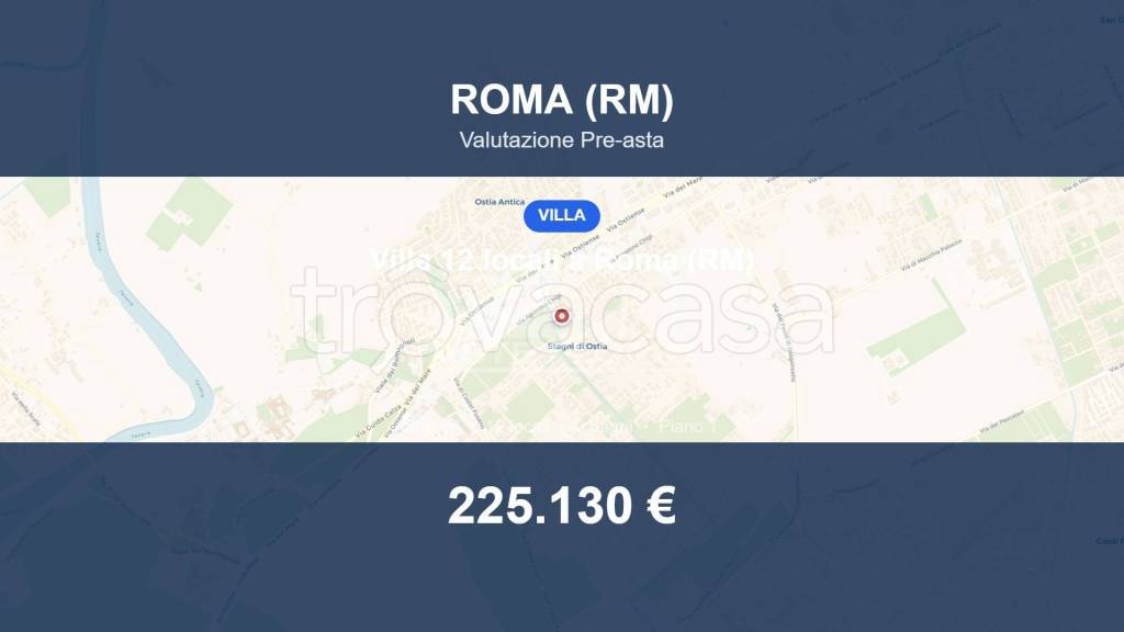 casa indipendente in vendita a Roma in zona Ostia Antica