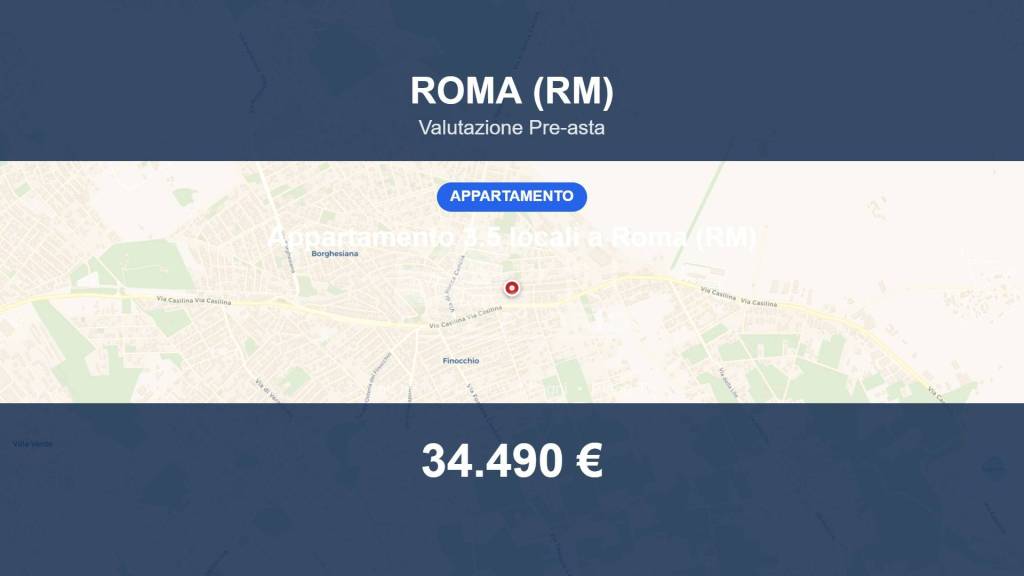 appartamento in vendita a Roma in zona Finocchio