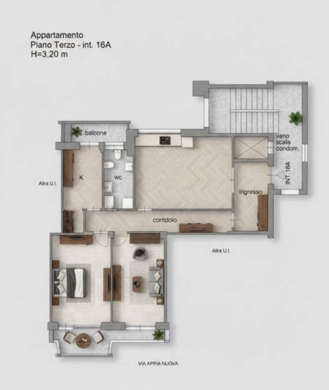 appartamento in vendita a Roma