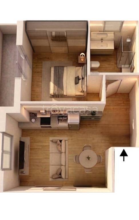 appartamento in vendita a Roma in zona Ostiense