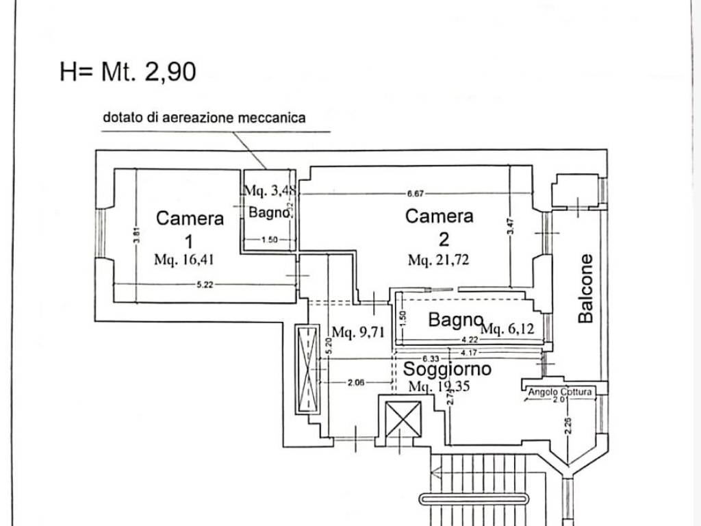 appartamento in vendita a Roma in zona Nomentano