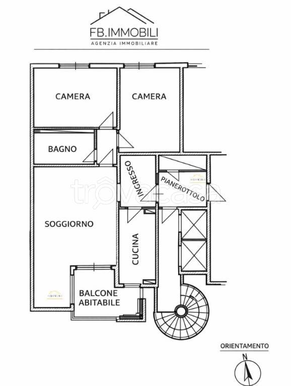 appartamento in vendita a Roma in zona Prenestino-Labicano