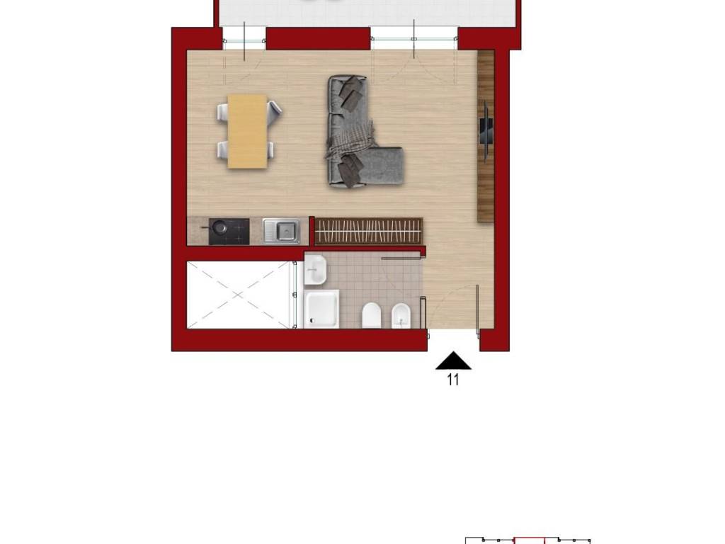 appartamento in vendita a Roma in zona Torrevecchia