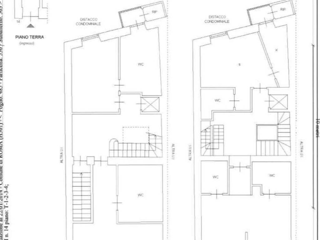 intera palazzina in vendita a Roma in zona Centro Storico