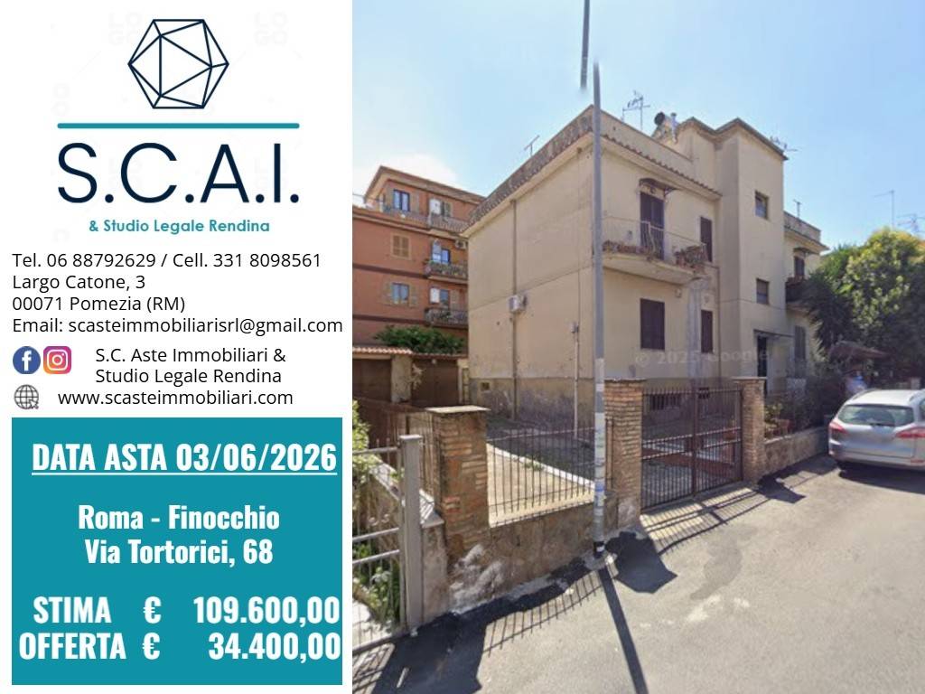 appartamento in vendita a Roma in zona Finocchio