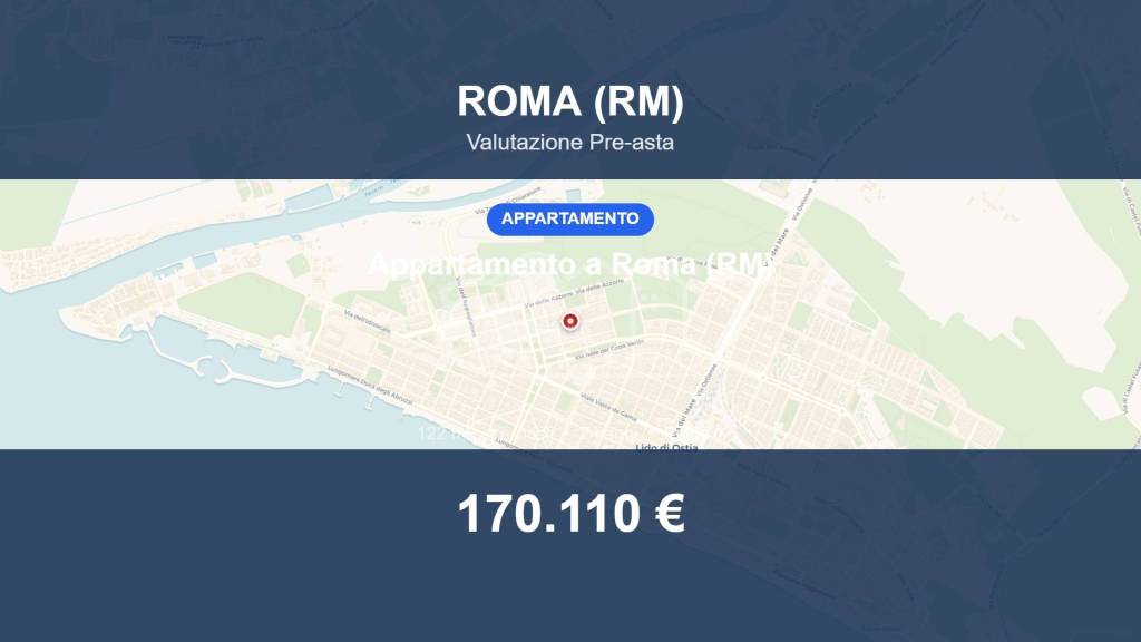 appartamento in vendita a Roma in zona Ostia
