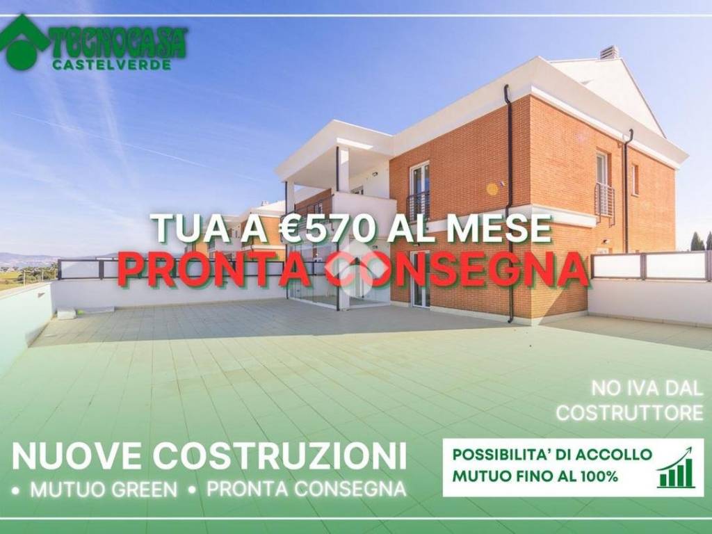 appartamento in vendita a Roma in zona Castelverde