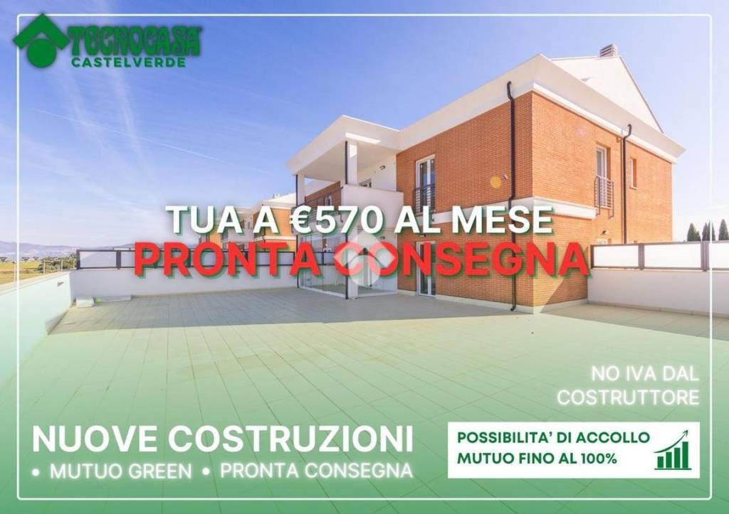 appartamento in vendita a Roma in zona Castelverde