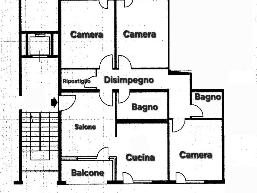 appartamento in vendita a Roma in zona Torre Maura