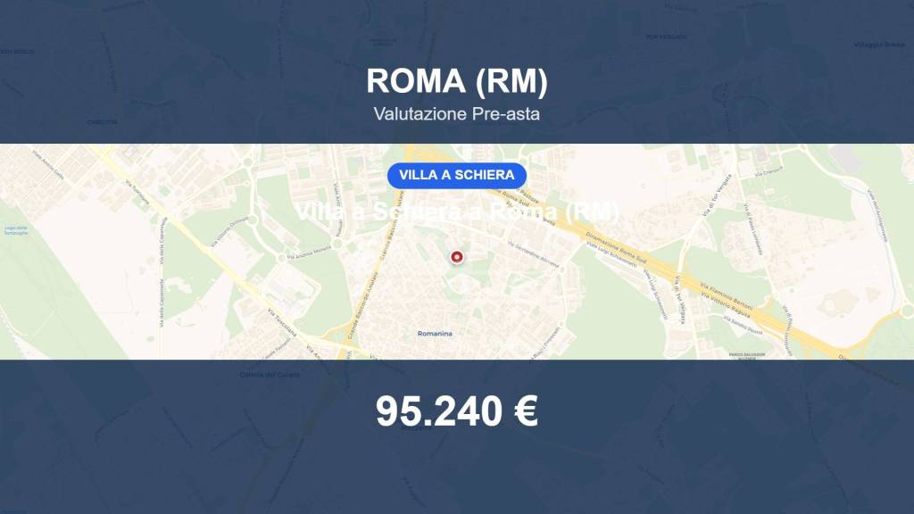 casa indipendente in vendita a Roma in zona Romanina