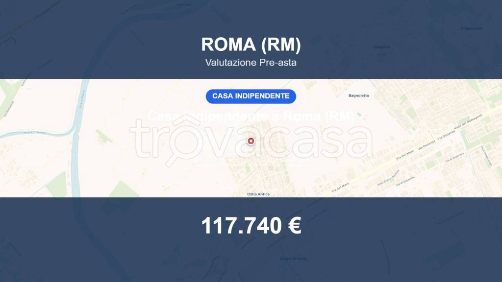 casa indipendente in vendita a Roma in zona Ostia Antica