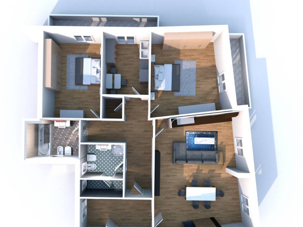 appartamento in vendita a Roma in zona Aurelio