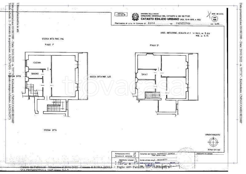 appartamento in vendita a Roma in zona Prenestino-Centocelle