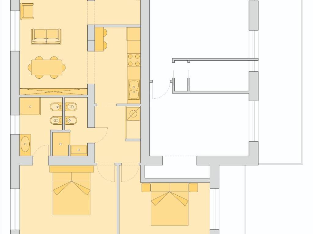 appartamento in vendita a Roma in zona Tor di Quinto