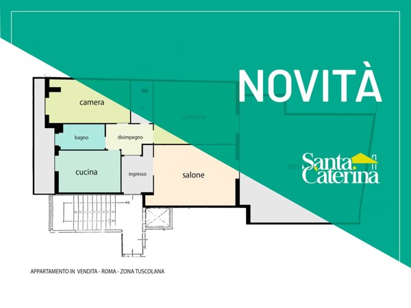 appartamento in vendita a Roma in zona Tuscolano