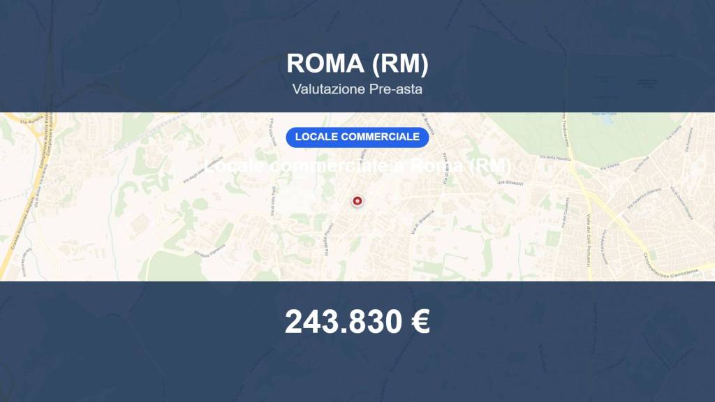 negozio in vendita a Roma in zona La Pisana