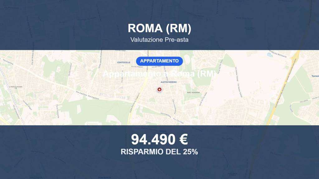 appartamento in vendita a Roma in zona Alessandrino