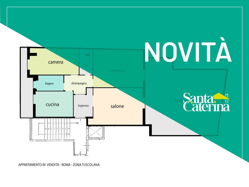 appartamento in vendita a Roma in zona Tuscolano