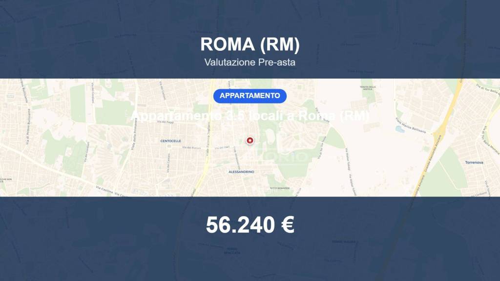 appartamento in vendita a Roma in zona Alessandrino