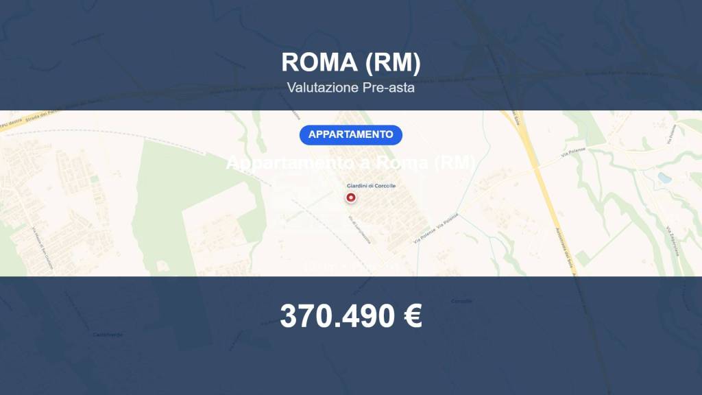 appartamento in vendita a Roma in zona Giardini di Corcolle