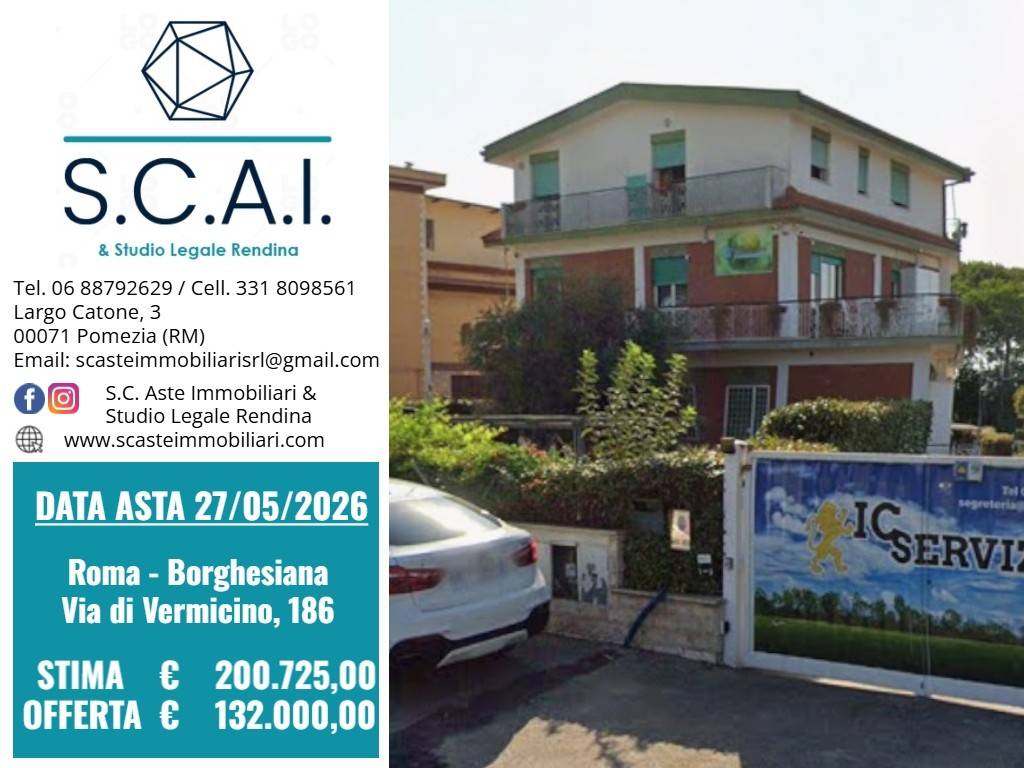 appartamento in vendita a Roma in zona Borghesiana