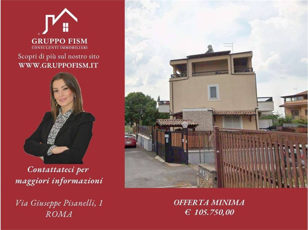 casa indipendente in vendita a Roma in zona Lunghezza