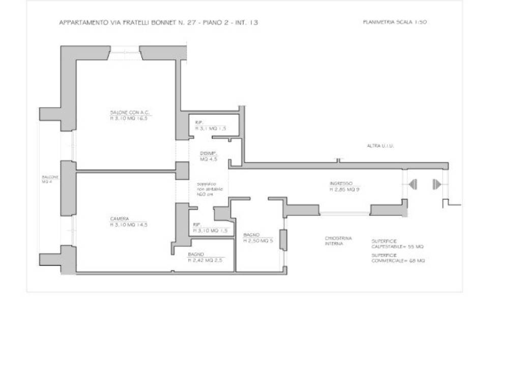 appartamento in vendita a Roma in zona Gianicolense