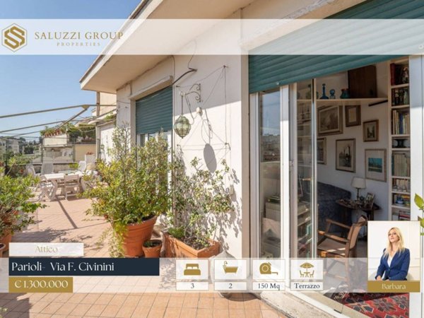 appartamento in vendita a Roma in zona Pinciano