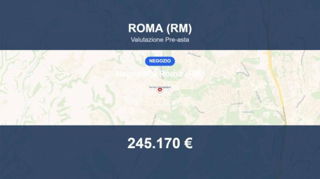 negozio in vendita a Roma in zona Pantan Monastero