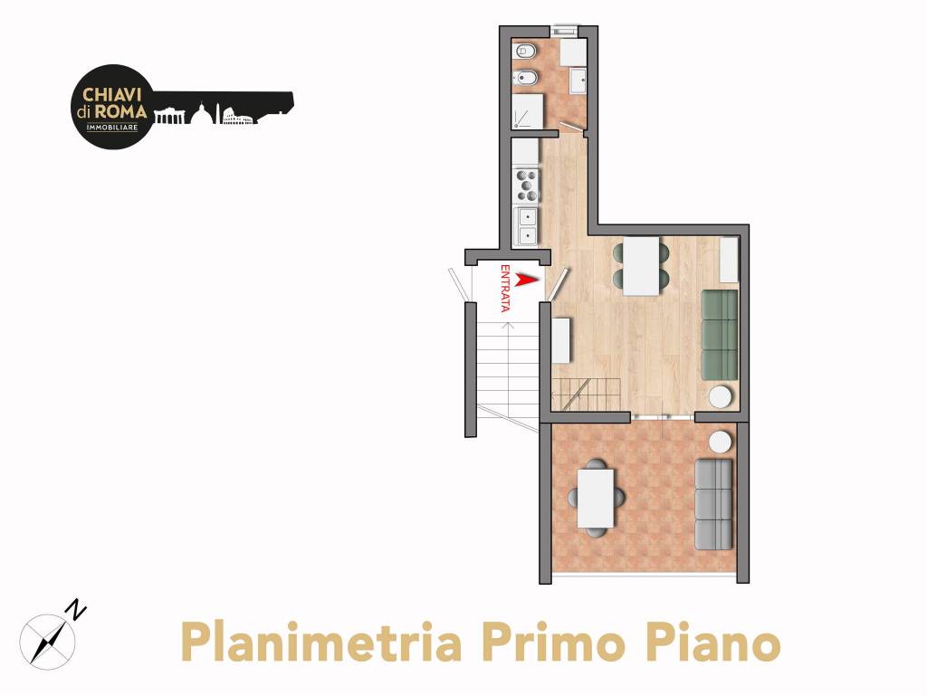 appartamento in vendita a Roma in zona Trionfale