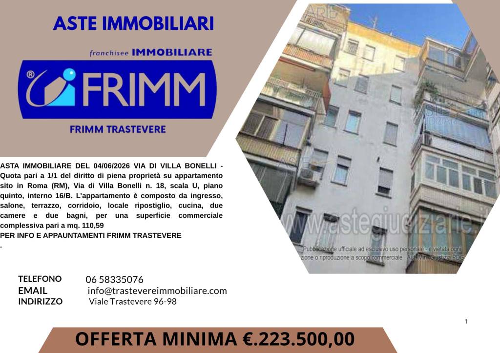 appartamento in vendita a Roma in zona Portuense