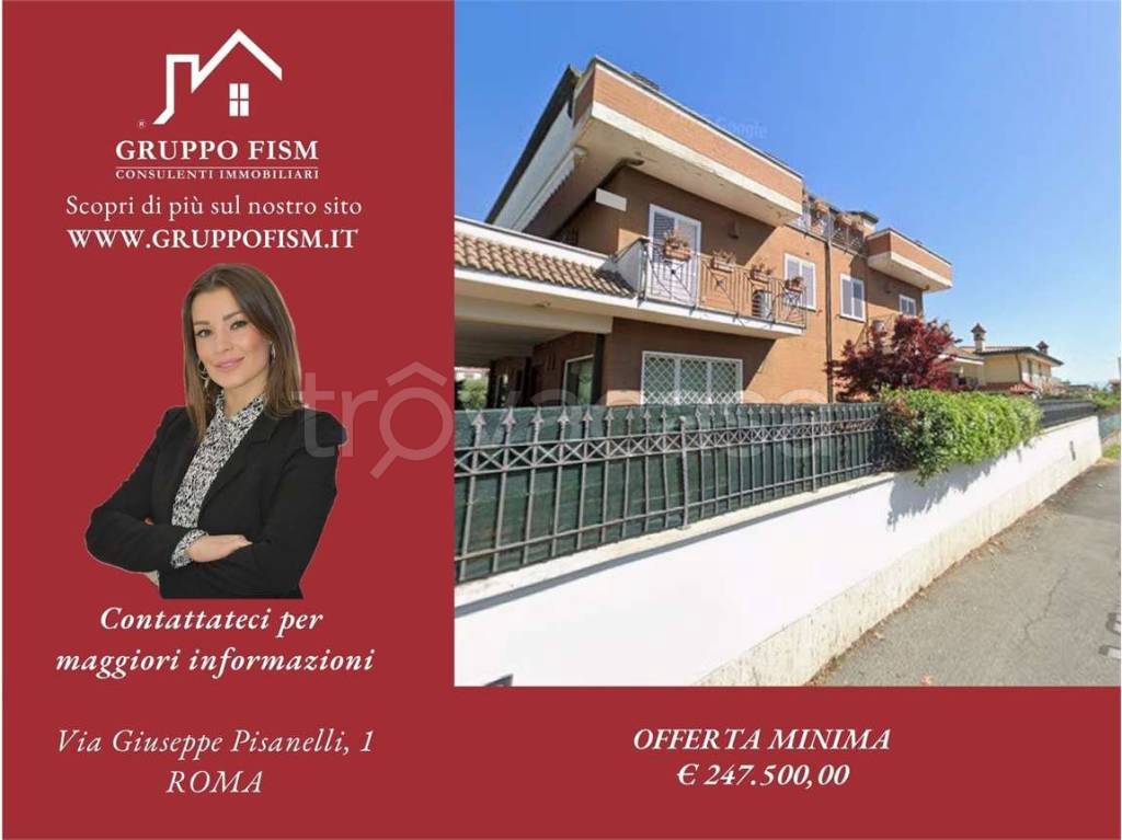 casa indipendente in vendita a Roma in zona Finocchio