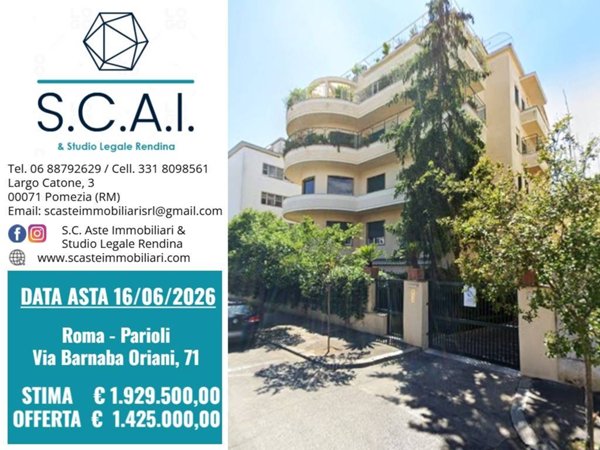 appartamento in vendita a Roma in zona Pinciano