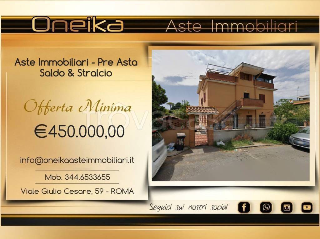 casa indipendente in vendita a Roma in zona Massimina/Casal Lumbroso