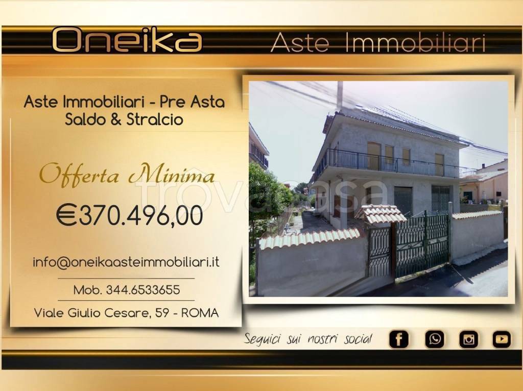 casa indipendente in vendita a Roma in zona Giardini di Corcolle