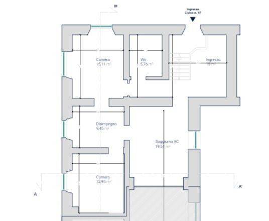 appartamento in vendita a Roma in zona Rione Monti/Campitelli