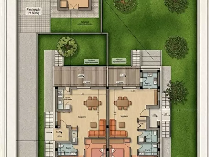 casa indipendente in vendita a Roma in zona Dragona/Bagnoletto