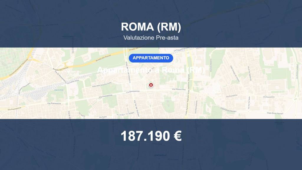 appartamento in vendita a Roma in zona Collatino