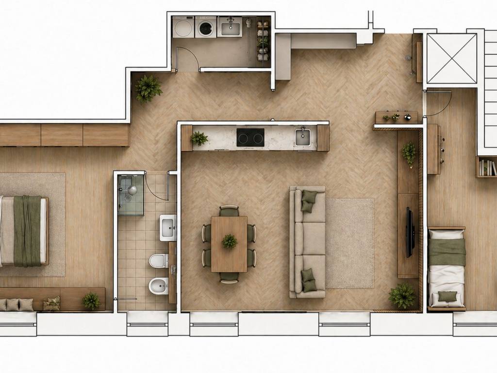appartamento in vendita a Roma in zona Gianicolense