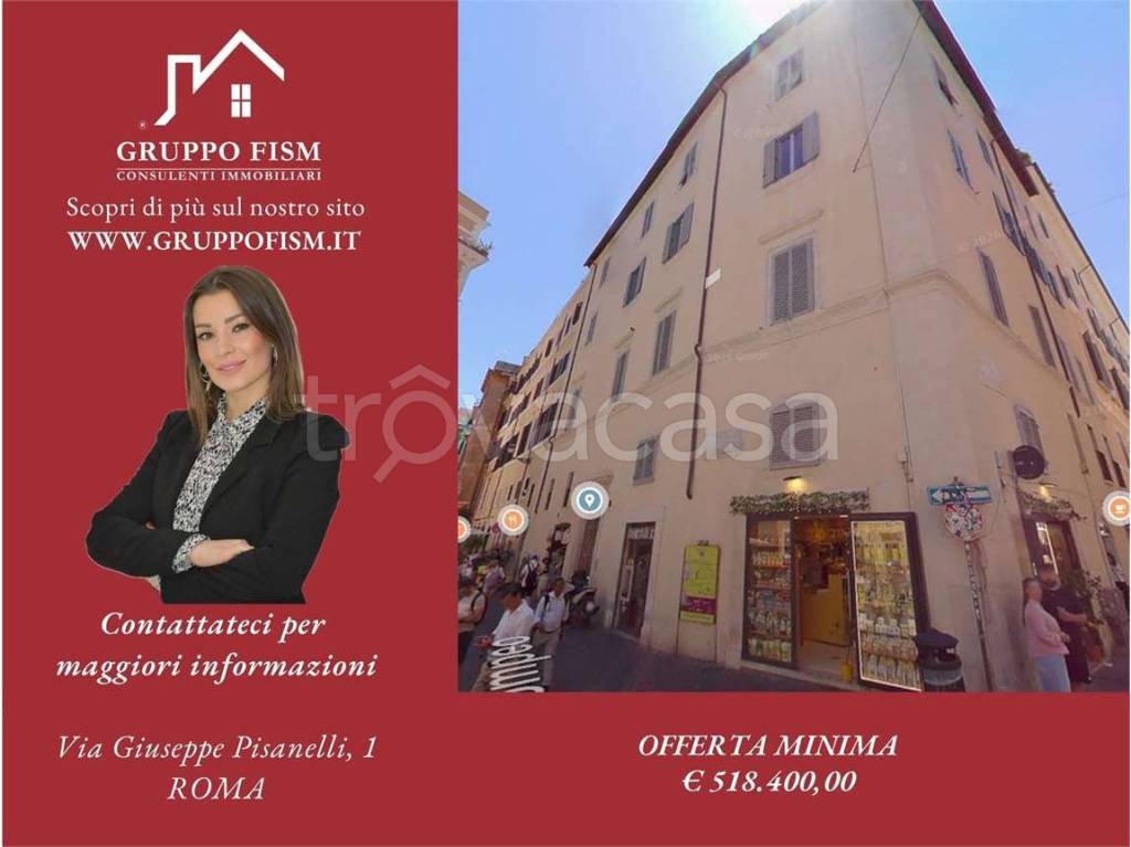 appartamento in vendita a Roma in zona Rione Regola