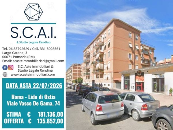 appartamento in vendita a Roma in zona Ostia