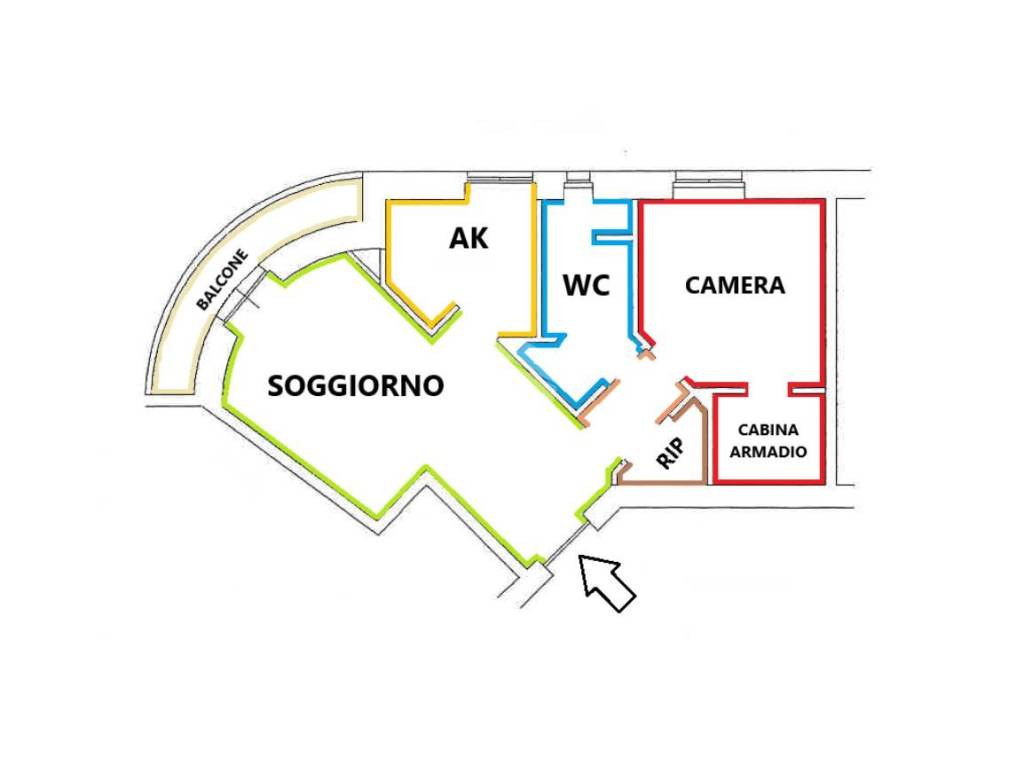 appartamento in vendita a Roma in zona Appio Latino
